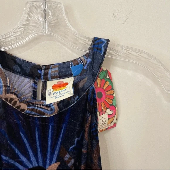 Farm Rio x Anthropologie Velvet Halter Jumpsuit - Picture 9 of 11